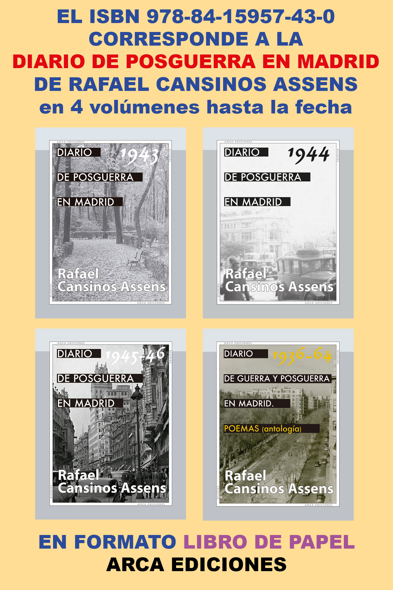 Obra Completa de Diarios de posguerra en Madrid [Estuche]